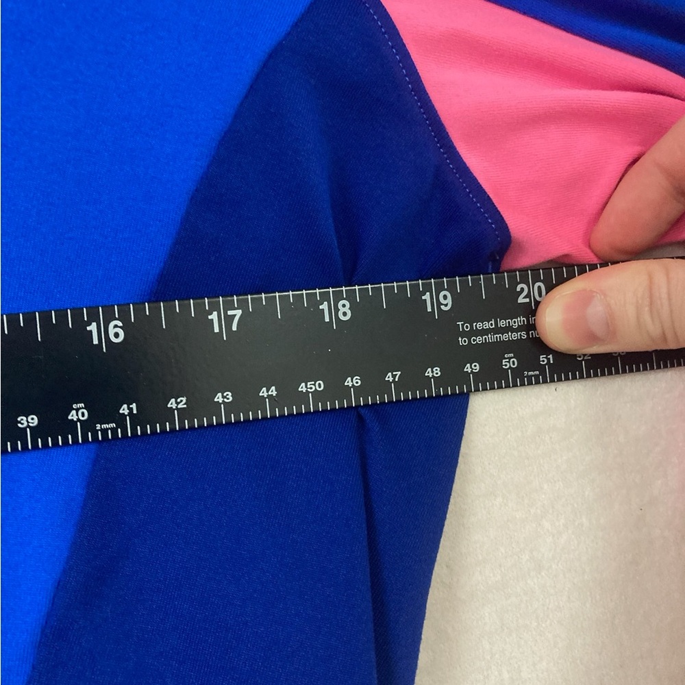 Under Armour Pullover Womens Size L Blue Pink Quarter Zip Long Sleeve Training - Picture 8 of 10